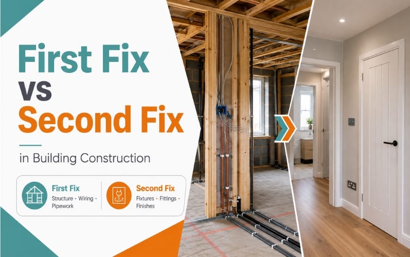 First Fix vs Second Fix in Building Construction